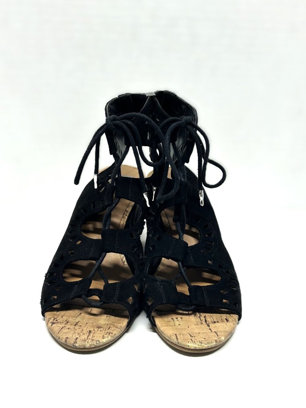 DV Dolce Vita Marybeth lace up cork Wedges in sz 8